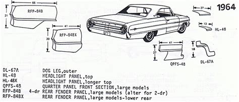 1964 galaxie sheet metal|1966 ford galaxie sheet metal.